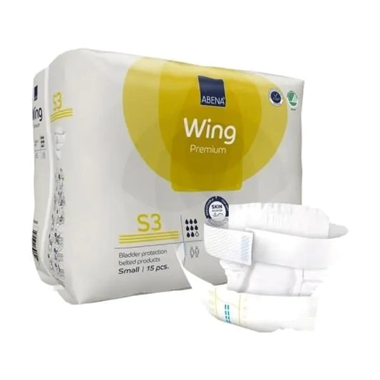 Abena Wing - Couche adulte avec ceinture premium - Niveau 3 - Sachet de 15 pièces