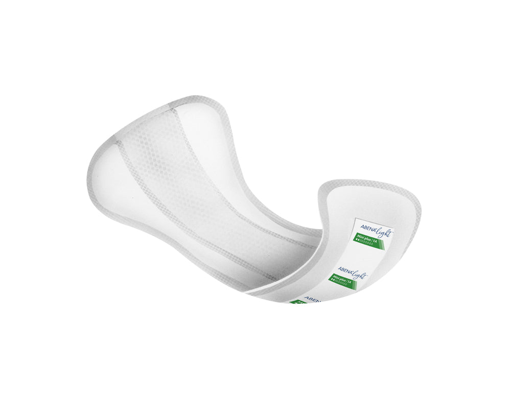 Abena - Protection urinaire anatomique Light Mini Plus 1A, Premium - Sachet de 16 pièces