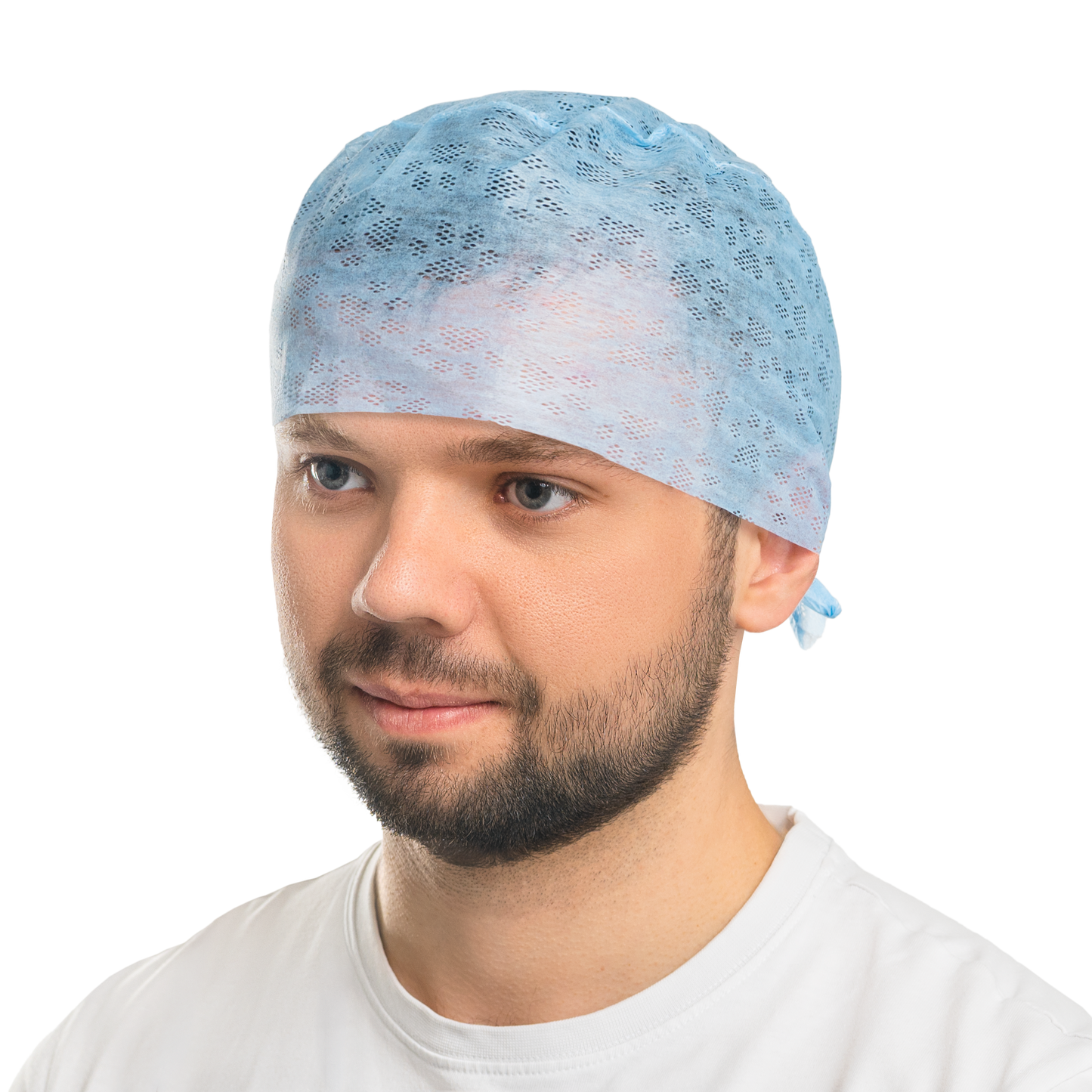 Zarys previoMedical - Calot chirurgical avec attaches SOL, non stérile - Carton de 6 conditionnements de 100