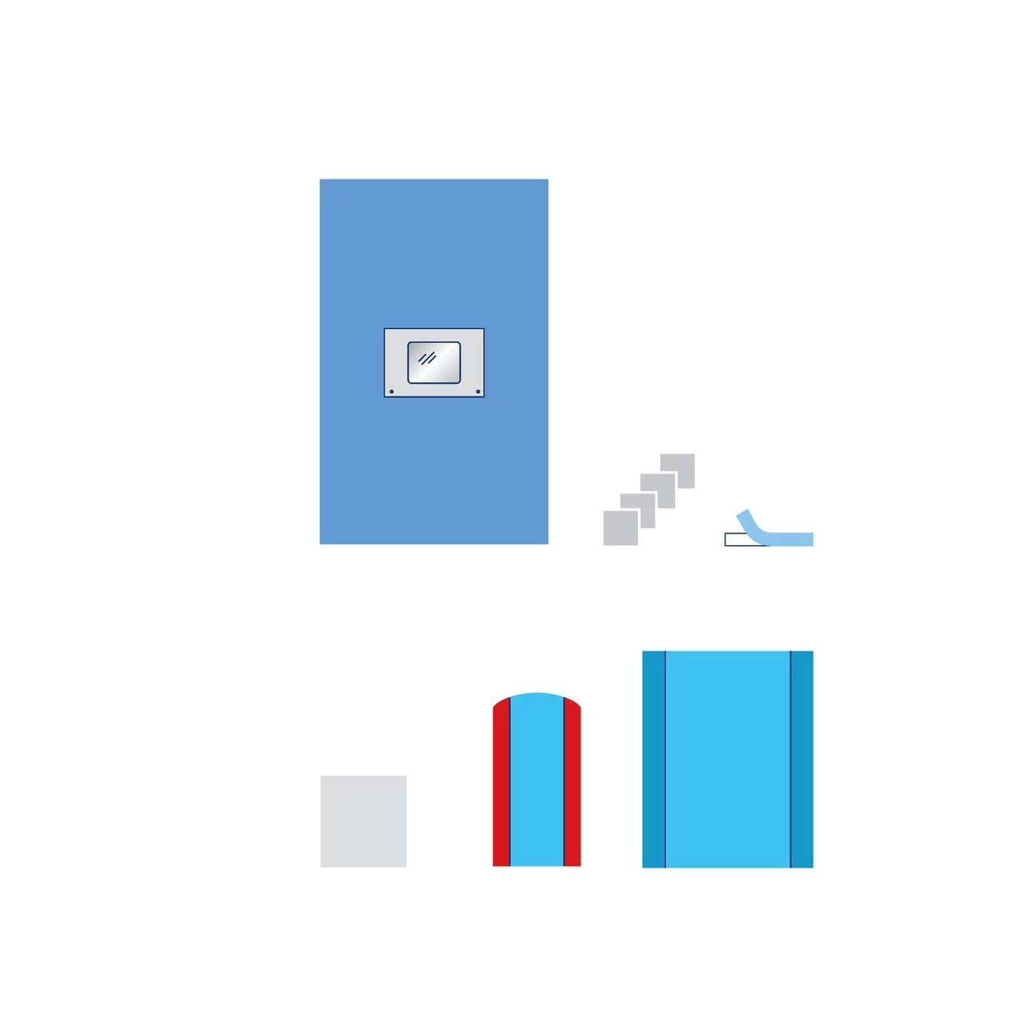 Kit césarienne stérile COMFORT avec Champ Fenêtré et Pochette de Collecte - 1 kit