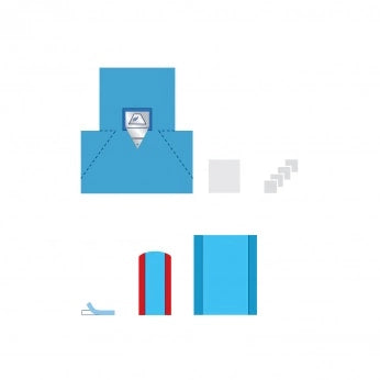 Kit césarienne stérile STANDARD PLUS avec Champ Fenêtré, pochette de collecte et accessoires renforcés - 1 kit