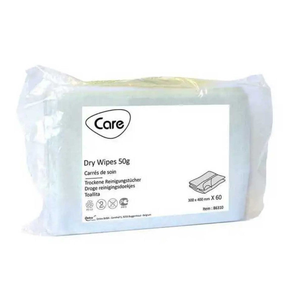 Ontex - Carré soin gaufré 50g - Sachet de 60 pièces