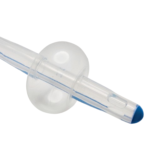 Sonde foley urinaire en 2 voix avec valve en plastique