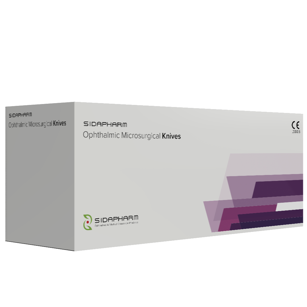 Sidapharm - Couteaux microchirurgicaux ophtalmiques phaco - Boite de 10 pièces