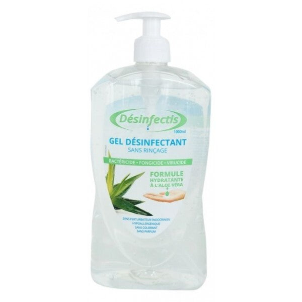 Abena - Gel désinfectant pour les mains 1L avec pompe doseuse - 1 pièce