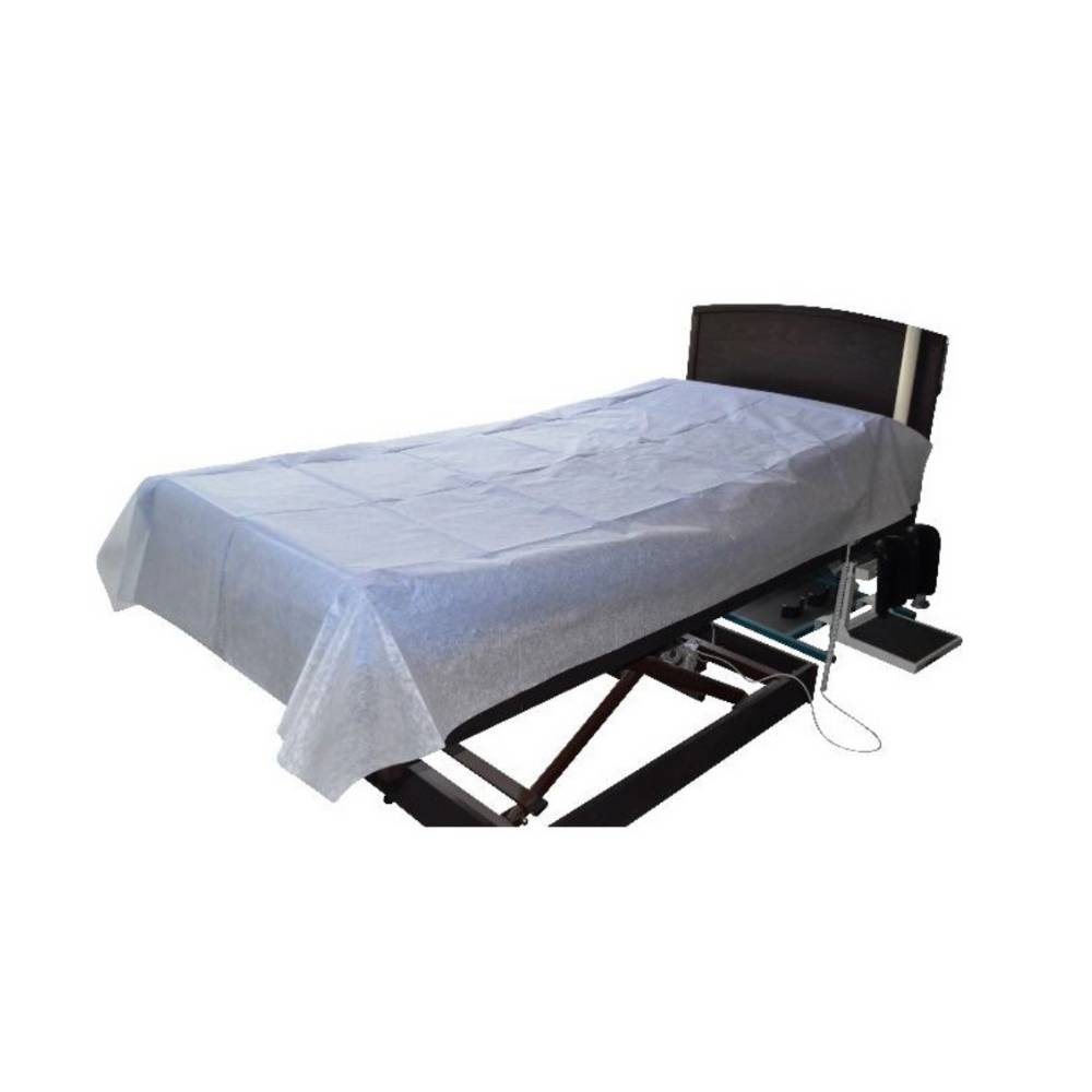 Abena - Drap de plat à usage unique en SMS - Blanc - 10 pièces