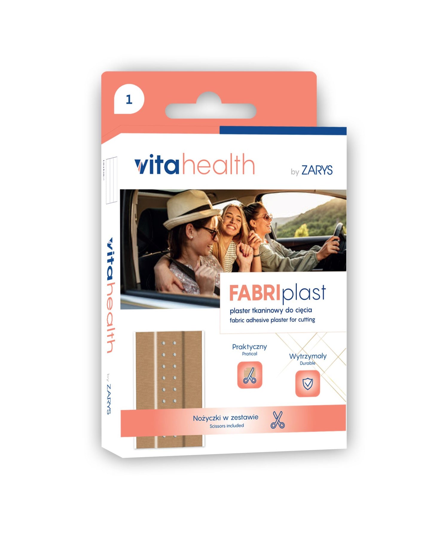 Sparadrap en tissu pour découpe non stérile - 1 pièce