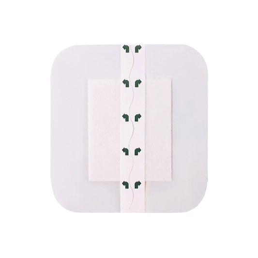 Pansement avec tampon absorbant central
