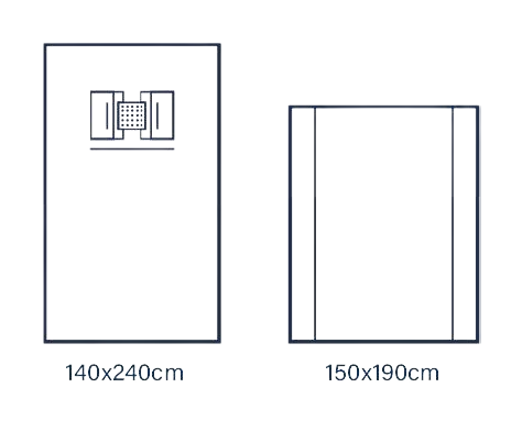 Zarys - champ opératoire ophtalmique avec fenestration et pochette de collecte renforcée 140cm x 240cm - 1 pièce