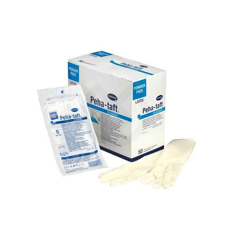HARTMANN - Gant d'examen en latex non poudré Peha-taft classic powder - Carton de 4 Boites de 50 paires