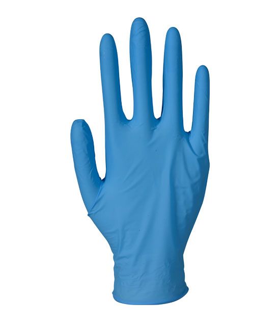 Abena - Gants d'examen nitrile en bleu non poudrés 240mm - Excellent