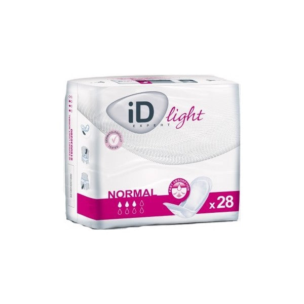 Ontex - Protection urinaire femme iD Expert Light Normal - Sachet de 28 Pièces