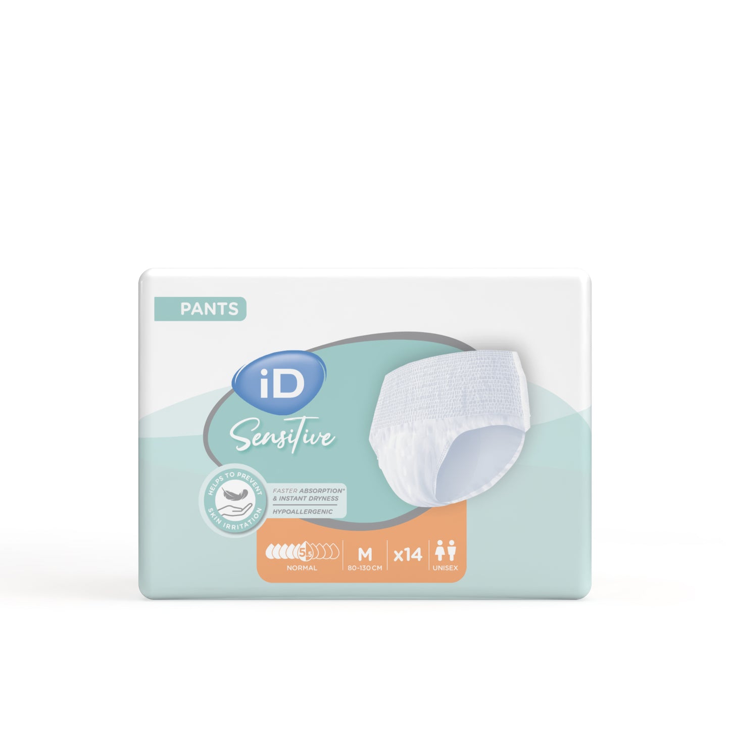 Ontex - Culotte absorbante iD Sensitive Pants Normal M - Sachet de 14 pièces - visuel 3