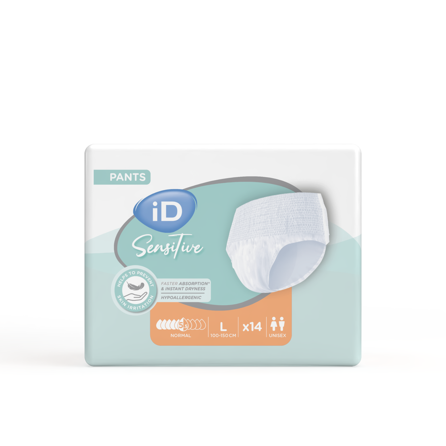 Ontex - Culotte absorbante iD Sensitive Pants Normal L - Sachet de 14 pièces - visuel 3