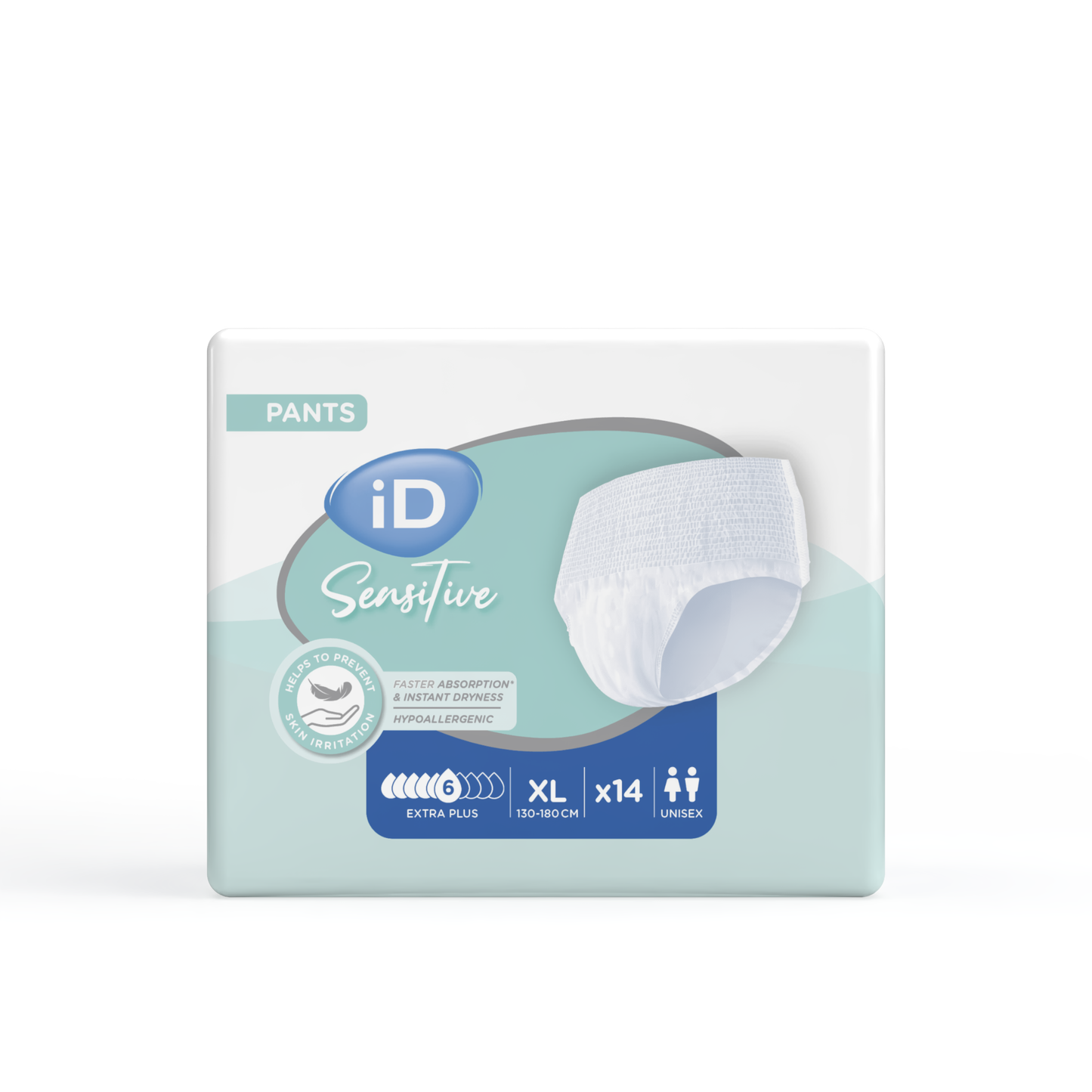 Ontex - Culotte absorbante iD Sensitive Pants- Extra Plus XLarge - Sachet de 14 pièces - visuel 3