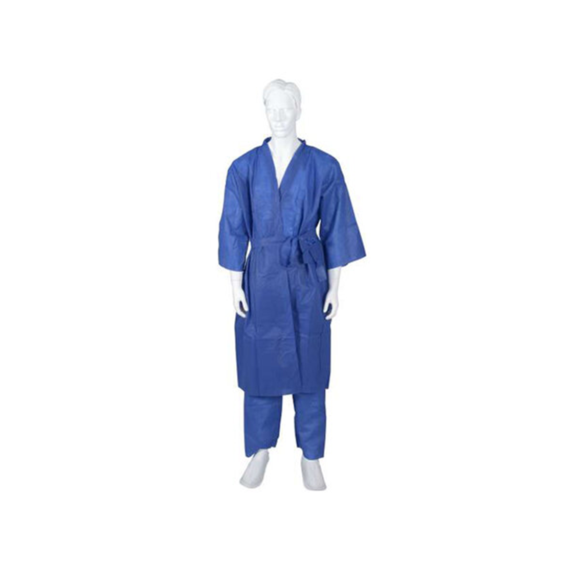 Abena - Kit ambulatoire adulte avec peignoir, pantalon, chaussons élastiqués - 1 Kit