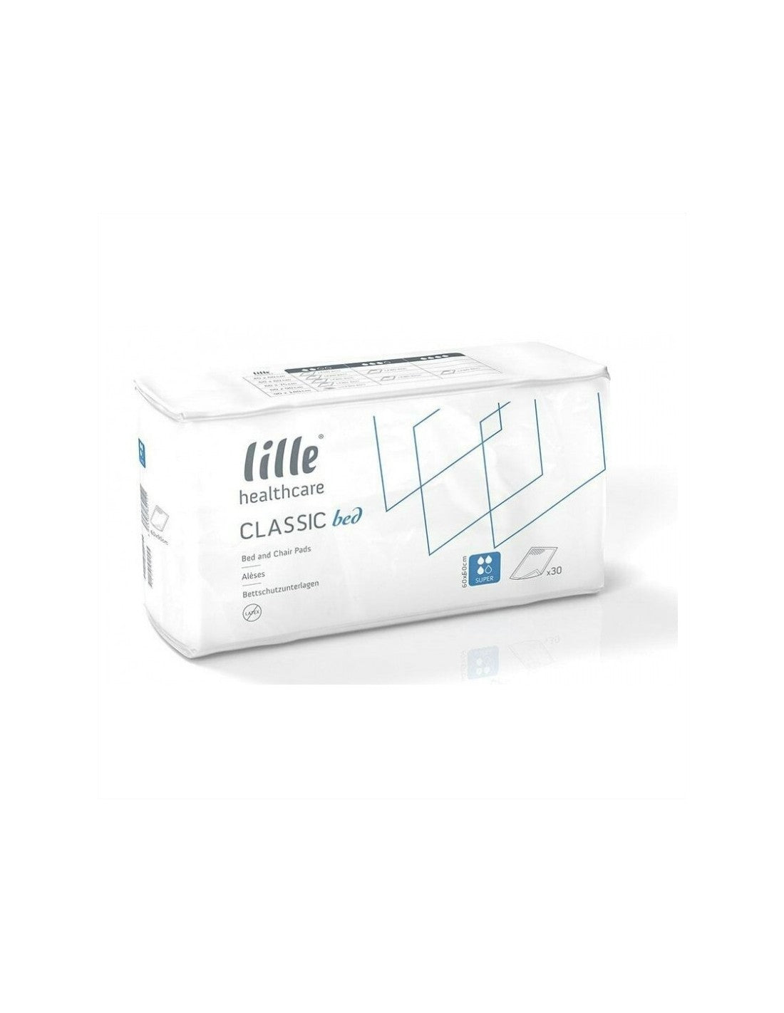 LILLE - Alèses jetables CLASSIC BED Super - 30 pièces par sachet