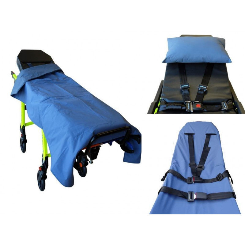 Abena - Drap de brancard bleu à usage unique 78X210 cm - 1 pièce