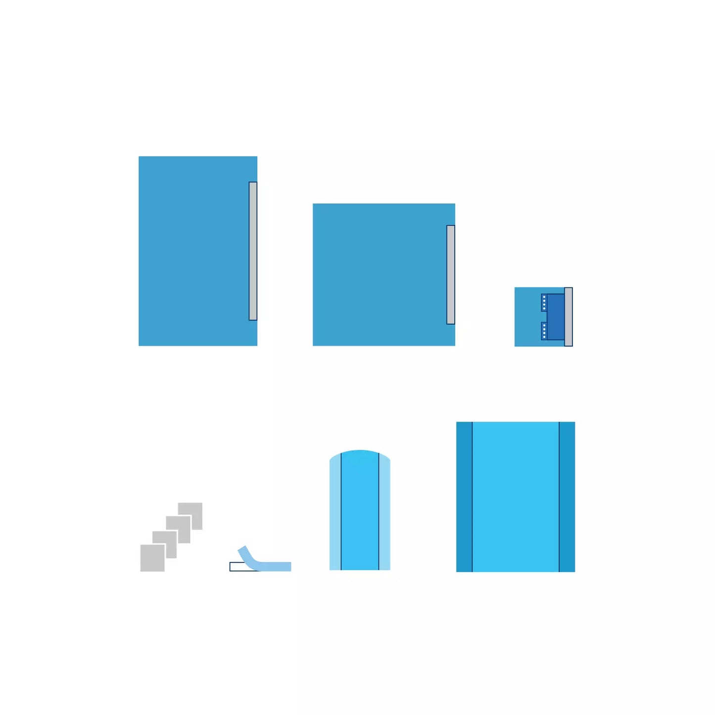 Kit de champ pédiatrique universel stérile standard plus - 1 kit