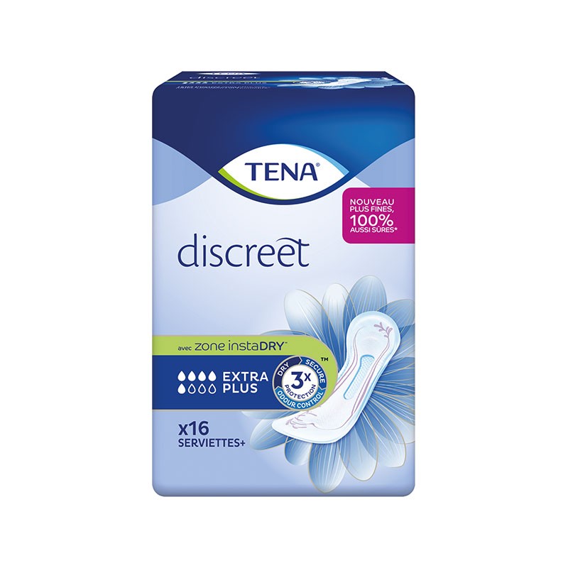Tena - Protection urinaire femme - Lady Discreet Extra plus - Sachet de 16 pièces