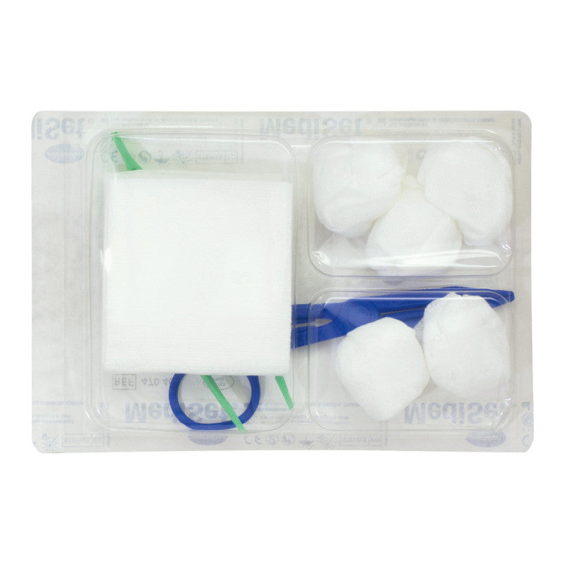 HARTMANN - MediSet - Set de pansement avec pince anatomique, pince kocher et tampons - 1 set
