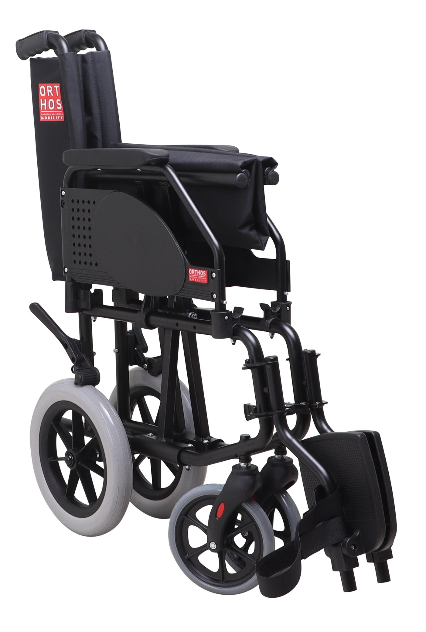 Orthos XXX - Fauteuil roulant manuel CELTA COMPACT 3 avec accoudoirs et repose-pieds amovibles - Modèle Transit