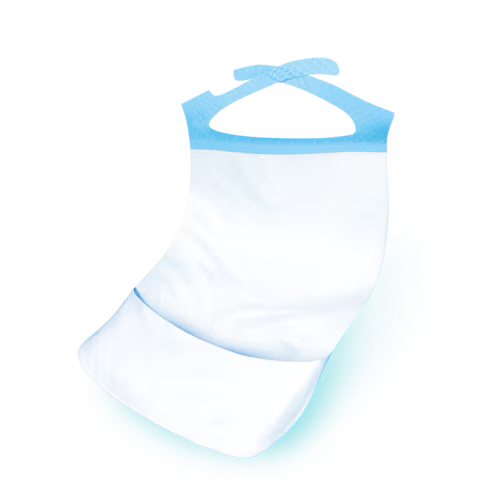 TENA Bibs - Bavoirs jetables - Sachet de 150 pièces