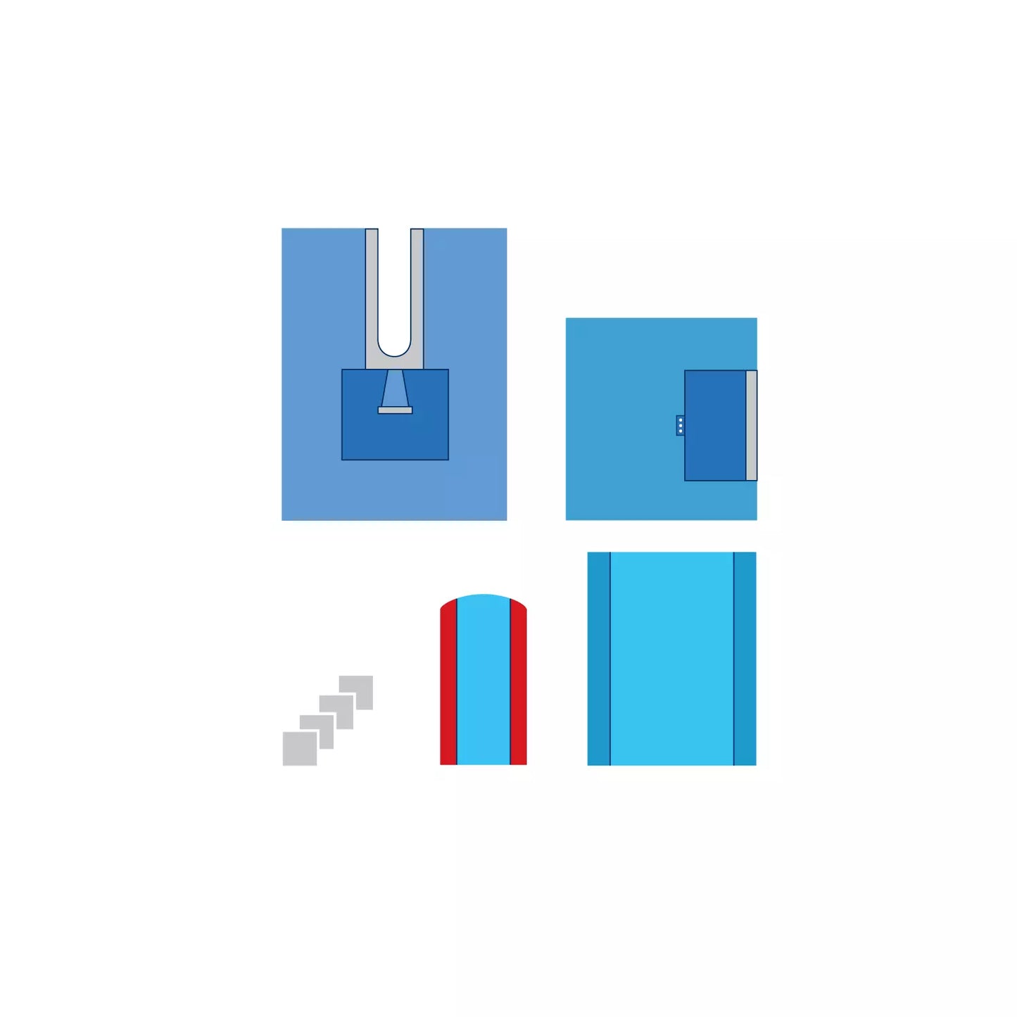 Kit pour varices stérile COMFORT avec champ U-Split et couverture génitale intégrée - 1 kit