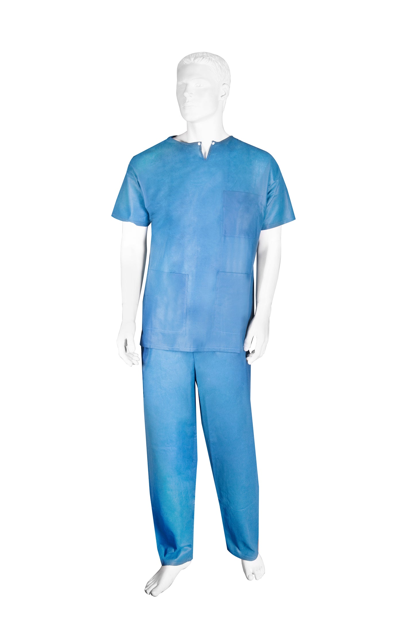 Zarys Combinaison chirurgicale BETAtex, chemise à manches courtes + pantalon, non-tissé, non stérile, taille L - Vendu à l’unité