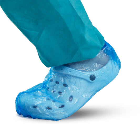 Zarys previoMedical - Couvre-chaussures pour salle d'opération, PE, non stériles - Carton de 20 conditionnements de 100