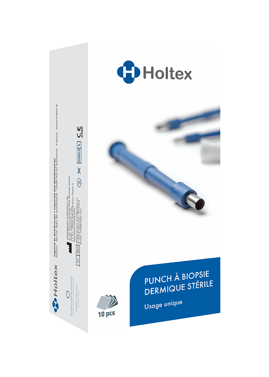 Punch à Biopsie Stérile UU – Boîte de 10 pièces (Ø 3 mm, 3,5 mm, 4 mm, 5 mm)