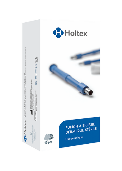 Punch à Biopsie Stérile UU – Boîte de 10 pièces (Ø 3 mm, 3,5 mm, 4 mm, 5 mm)