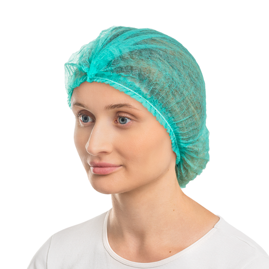Zarys previoMedical - Casquette d'infirmière type clip, non stérile - Carton de 10 conditionnements de 100