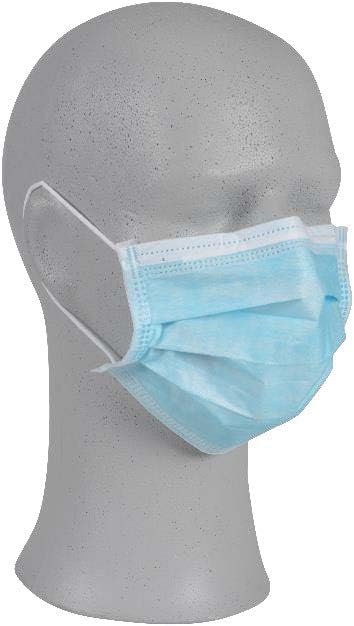 Abena - Masque chirurgical type IIR, 3 plis, avec attaches élastiques - Boite de 50 pièces