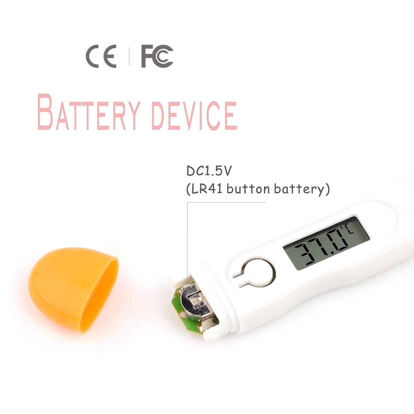 Genial - Thermomètre électronique numérique à pointe flexible