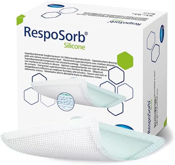 Hartmann - Resposorb Silicone 20 x 25 cm - Carton de 6 Sets de 10 pièces