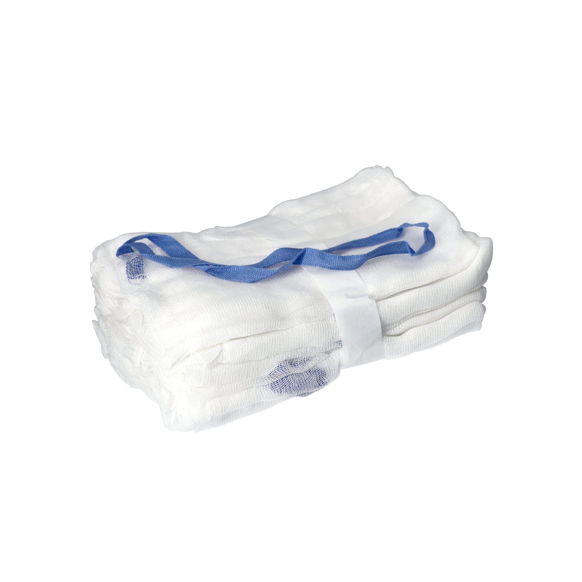 Zarys SERVI lux Éponges de gaze avec fil radiologique et ceinture, 17ème 2 épaisseurs 75cmx75cm - Carton de 10 sachets de 20