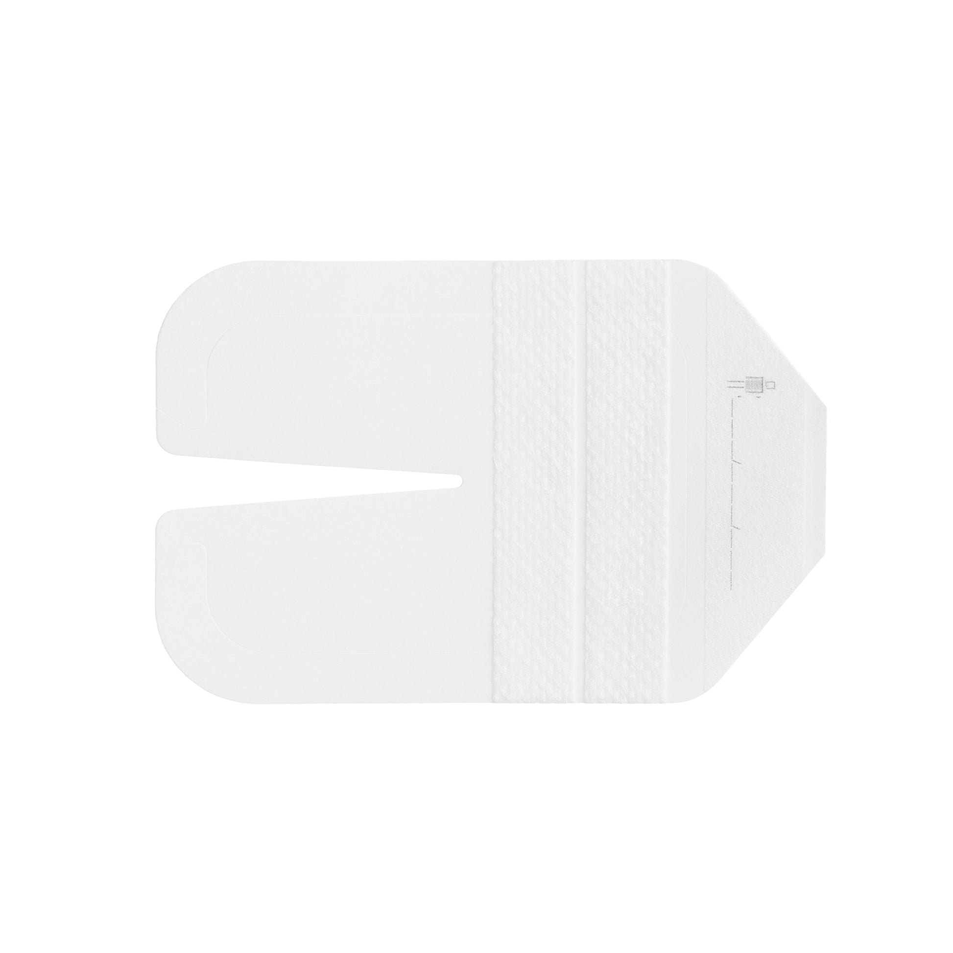Zarys Pansement canule elastoDERM F-IV, film, avec cadre, avec incision en U, autocollant, stérile 9 cm x 7,2 cm - Boîte de 100