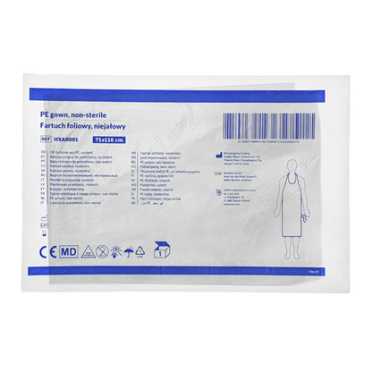 Zarys - Tablier de protection médical en polyéthylène – Non stérile - 100 pièces