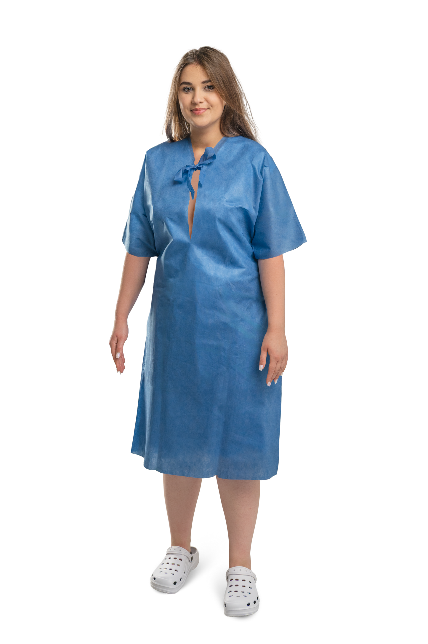 Zarys previoMedical - Blouse de patient pour la salle d'opération, non stérile - Carton de 10 conditionnements de 10