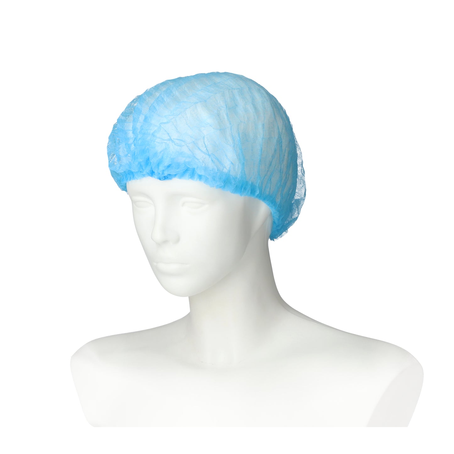 Zarys BETAtex - Calotte d'infirmière Type clip, non-tissé, non stérile, bleu - Carton de 20 conditionnements de 100