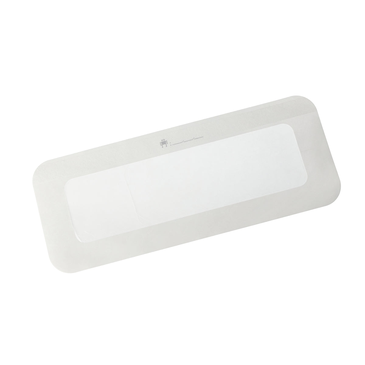 Zarys elastoDERM F Pansement en film, avec cadre, autocollant, stérile 10 cm x 25 cm - Boîte de 25