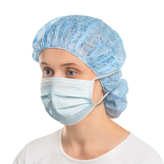 Zarys previoMedcial - Masque chirurgical avec attaches, non stérile - Carton de 20 boîtes de 50