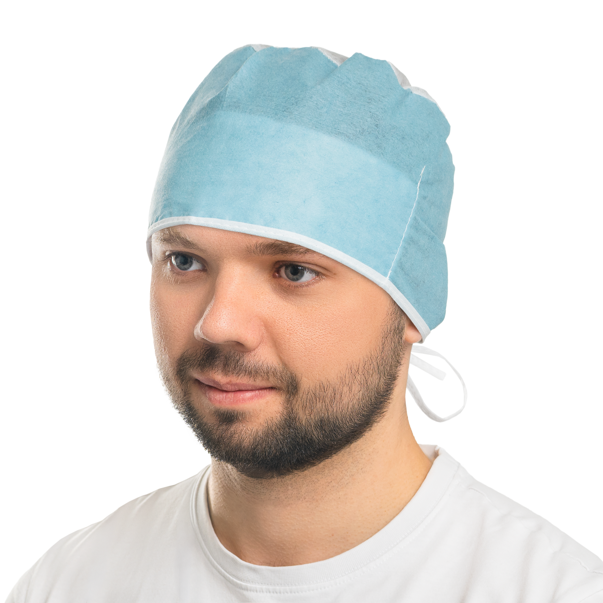 Zarys previoMedical - Casquette chirurgicale avec attaches ROS, non stérile - Carton de 6 conditionnements de 50