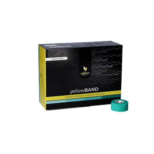 Zarys yellowBAND - Bandage cohésif, non stérile 2,5cm x 4,5m vert juteux - Boîte de 36 unités