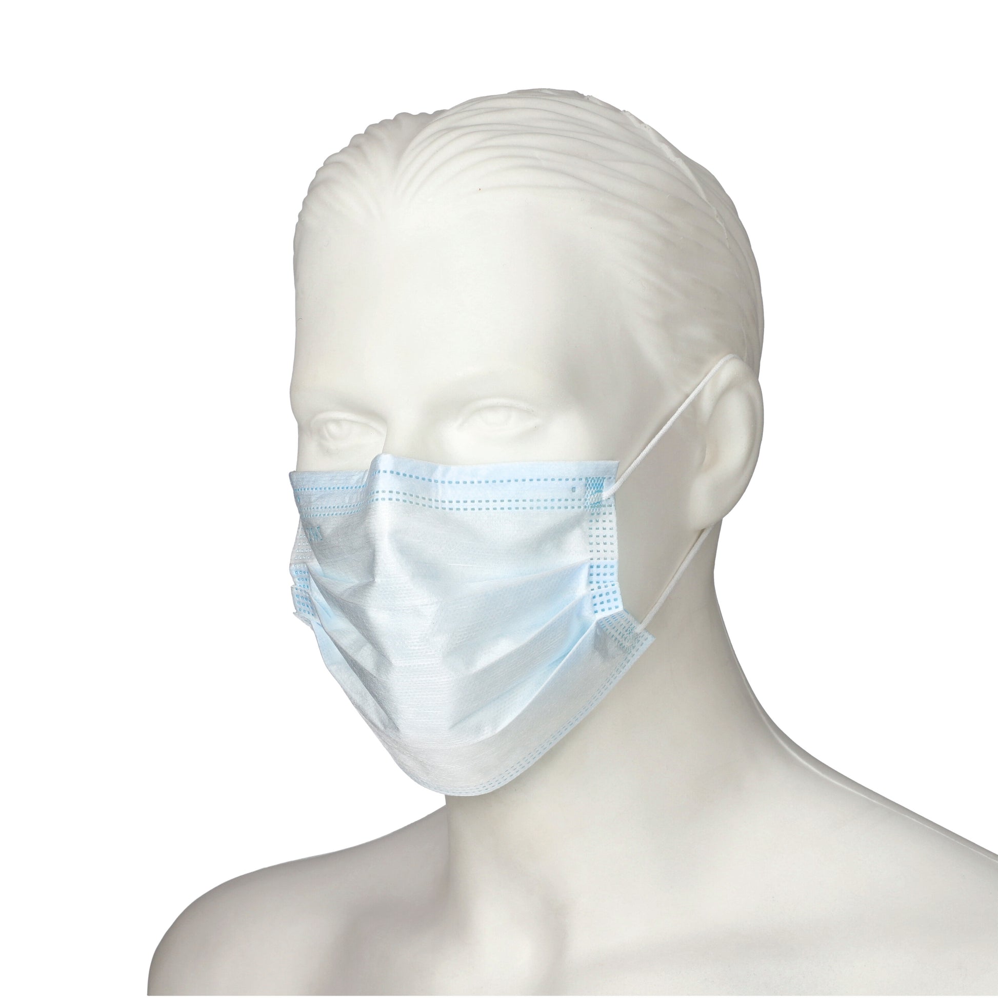 Zarys previoMedical - Surgical masque avec boucles d'oreilles, non stérile bleu type II - Carton de 20 boîtes de 50