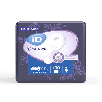 Ontex - Protection urinaire absorbante iD Discreet light Extra Plus - Sachet de 10 pièces - visuel 2