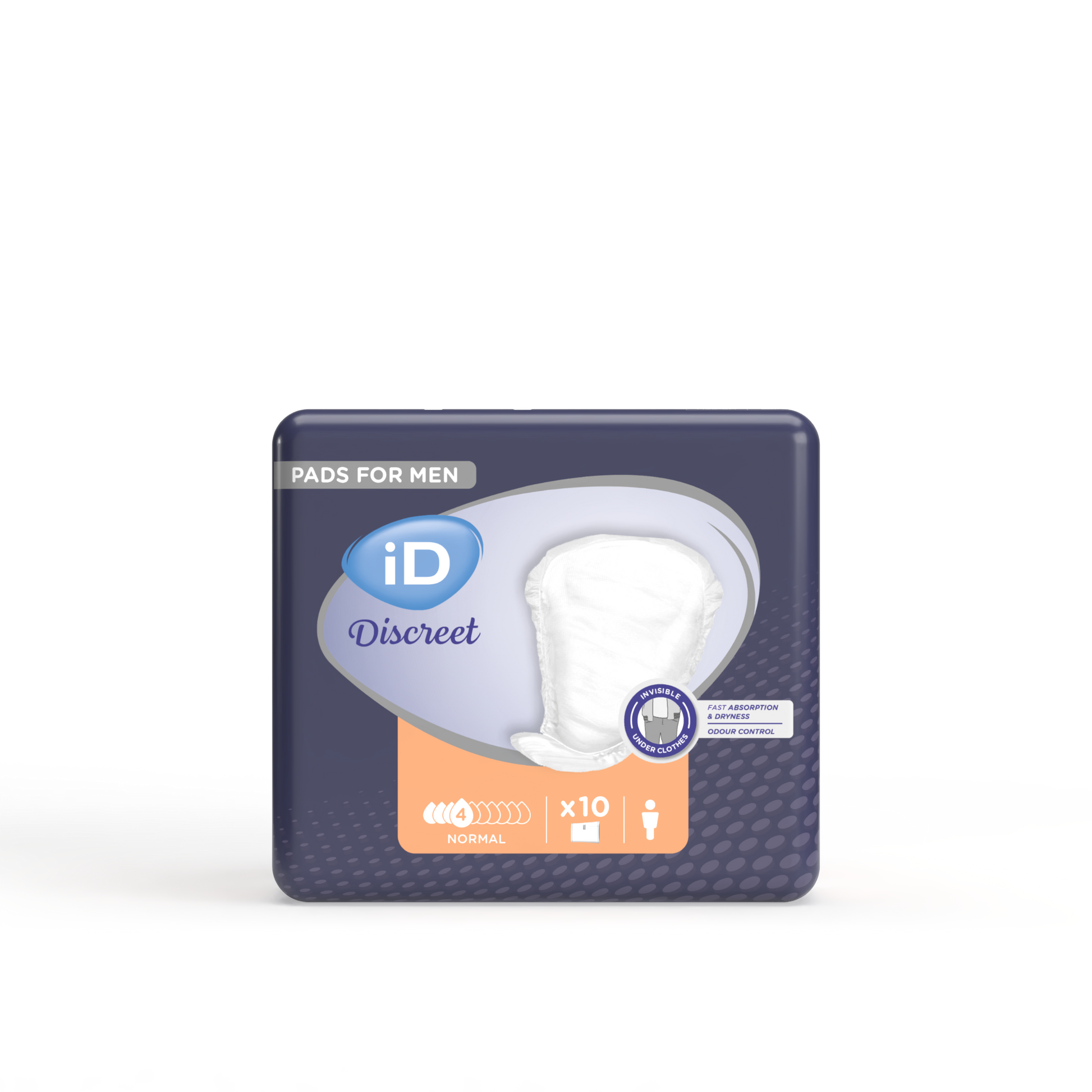 Ontex - Protection urinaire absorbante iD Discreet light for men Normal - Sachet de 10 pièces - visuel 2