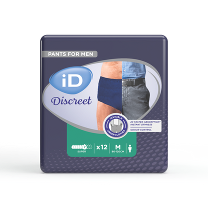 Ontex - Culotte absorbante iD Discreet Pants for Men Super M - Sachet de 12 pièces - visuel 2
