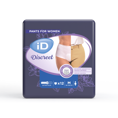 Ontex - Culotte absorbante iD Discreet Pants for Women Extra Plus M - Sachet de 12 pièces - visuel 2
